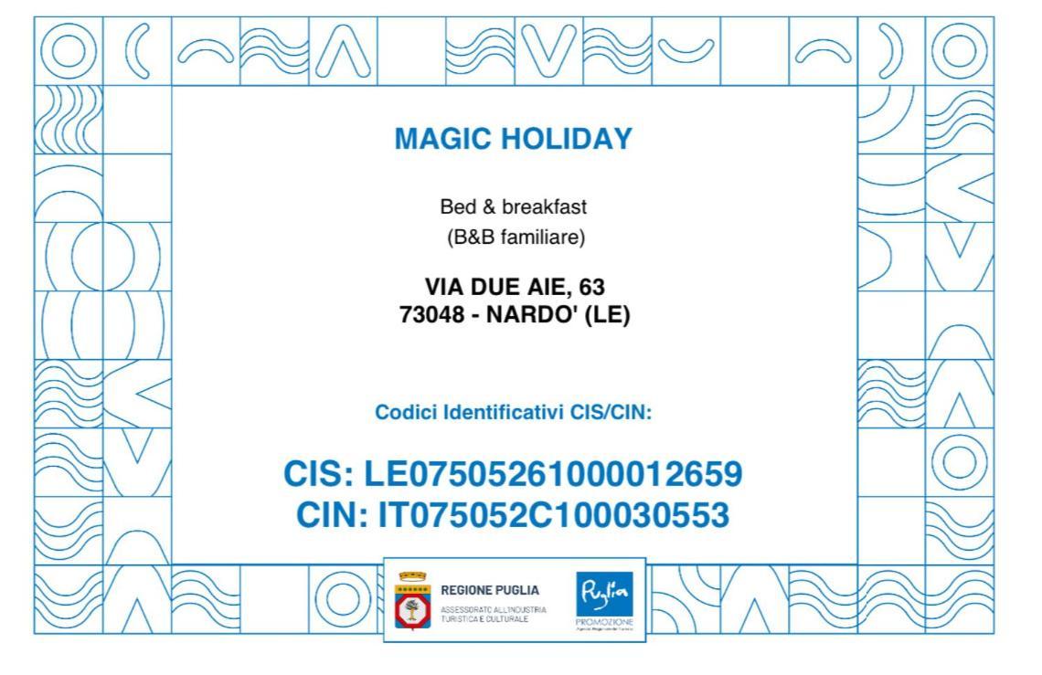 B&B Magic Holiday Nardo Exterior photo